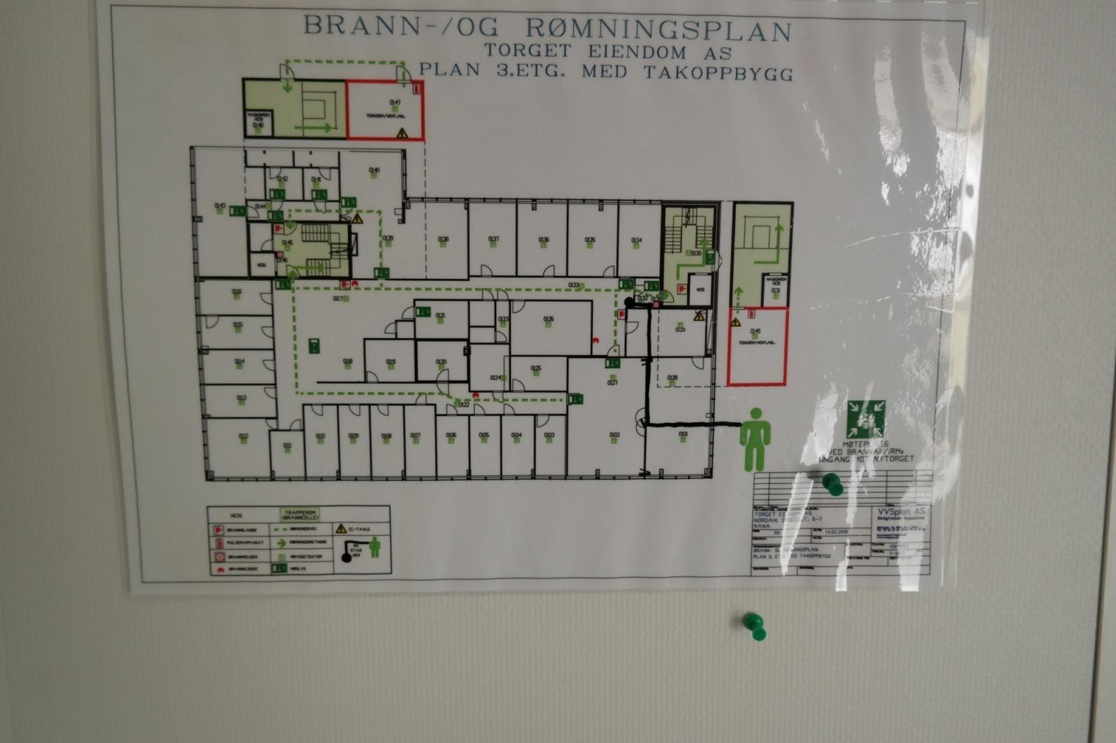 Plantegning 3 etg. Galleribilde