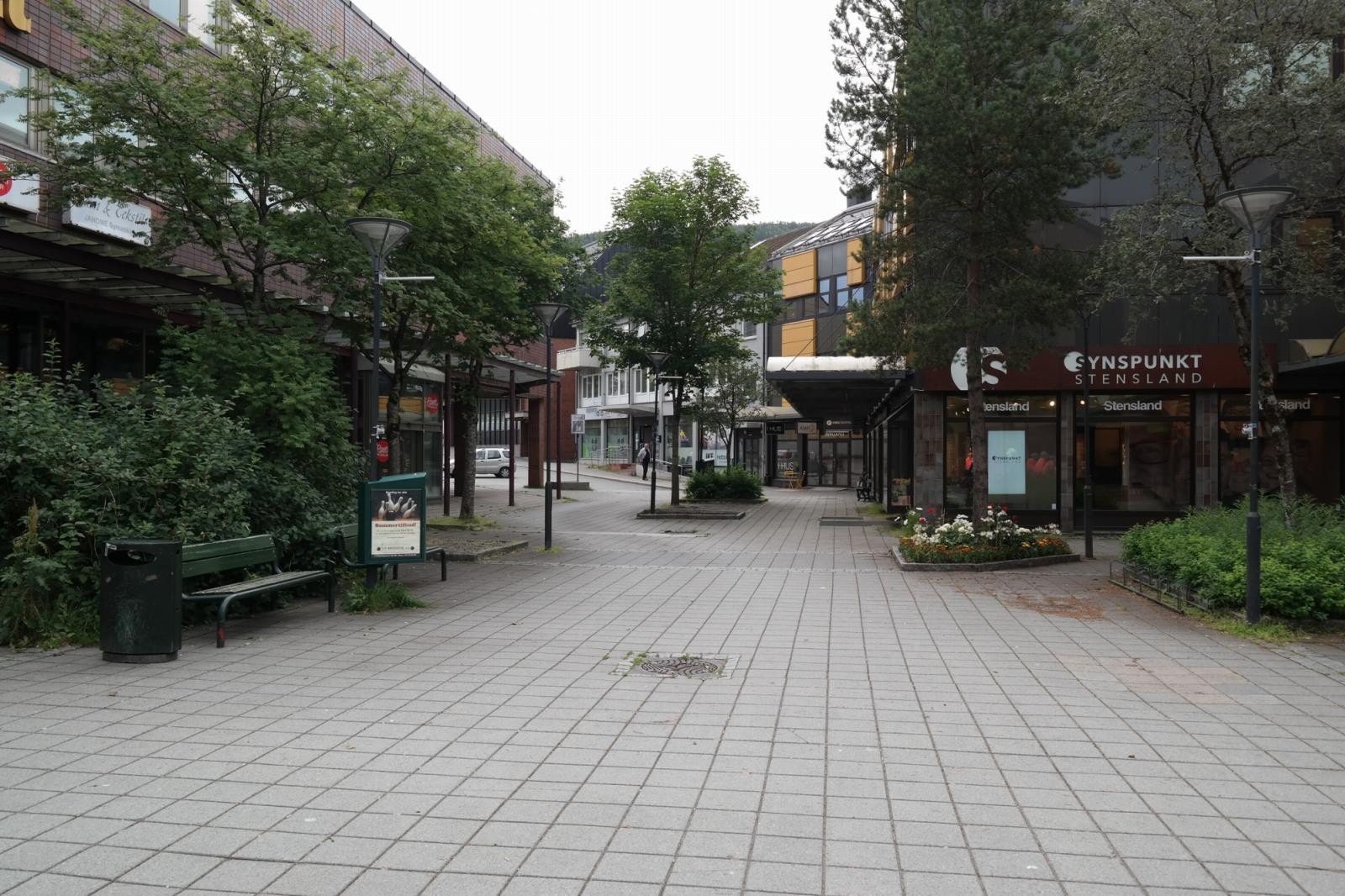 Gågata Nordahl Griegs gt. Galleribilde