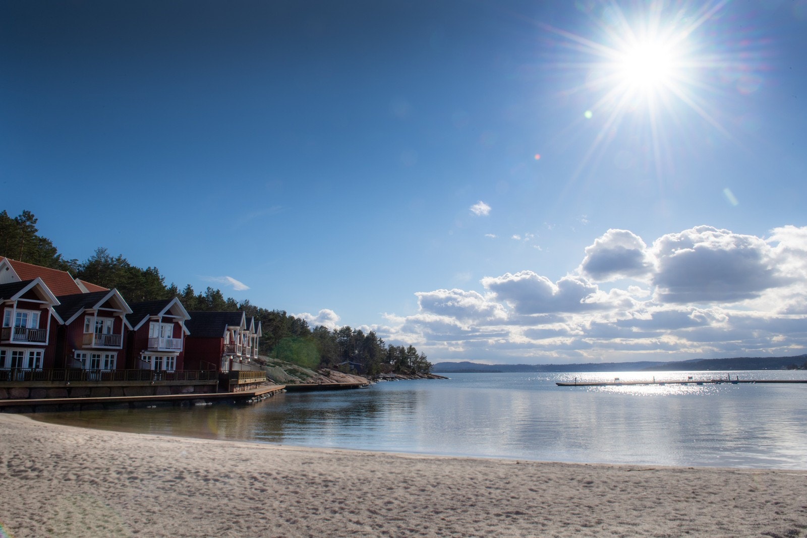 Nydelig strand på Holmsbu Resort Galleribilde