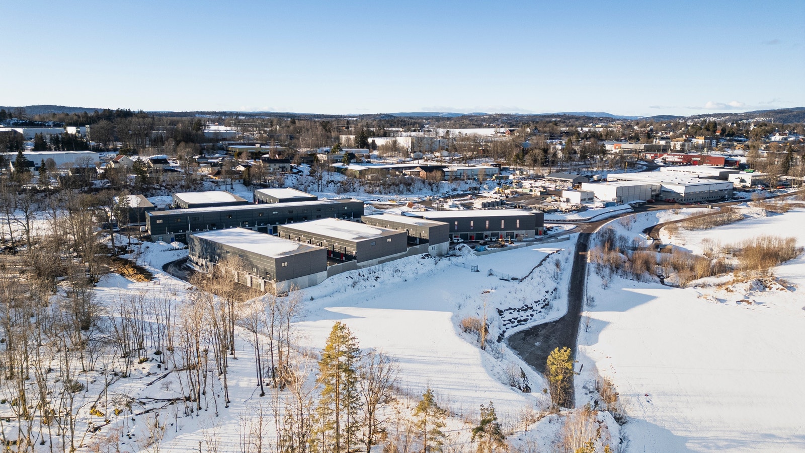 Tomten kan deles opp etter leietakers behov Galleribilde
