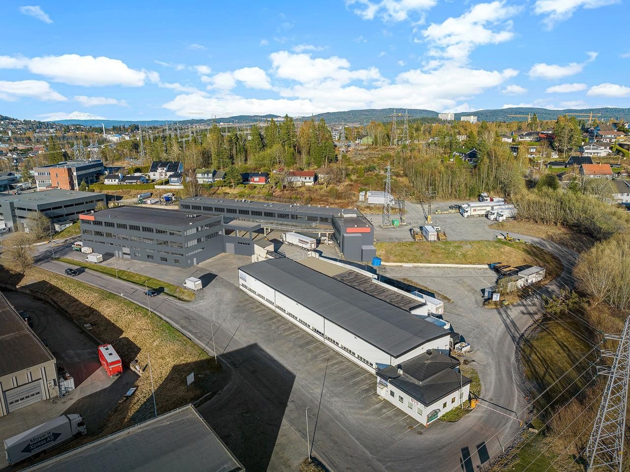 Industriveien 12 - 3D illustrasjon Galleribilde