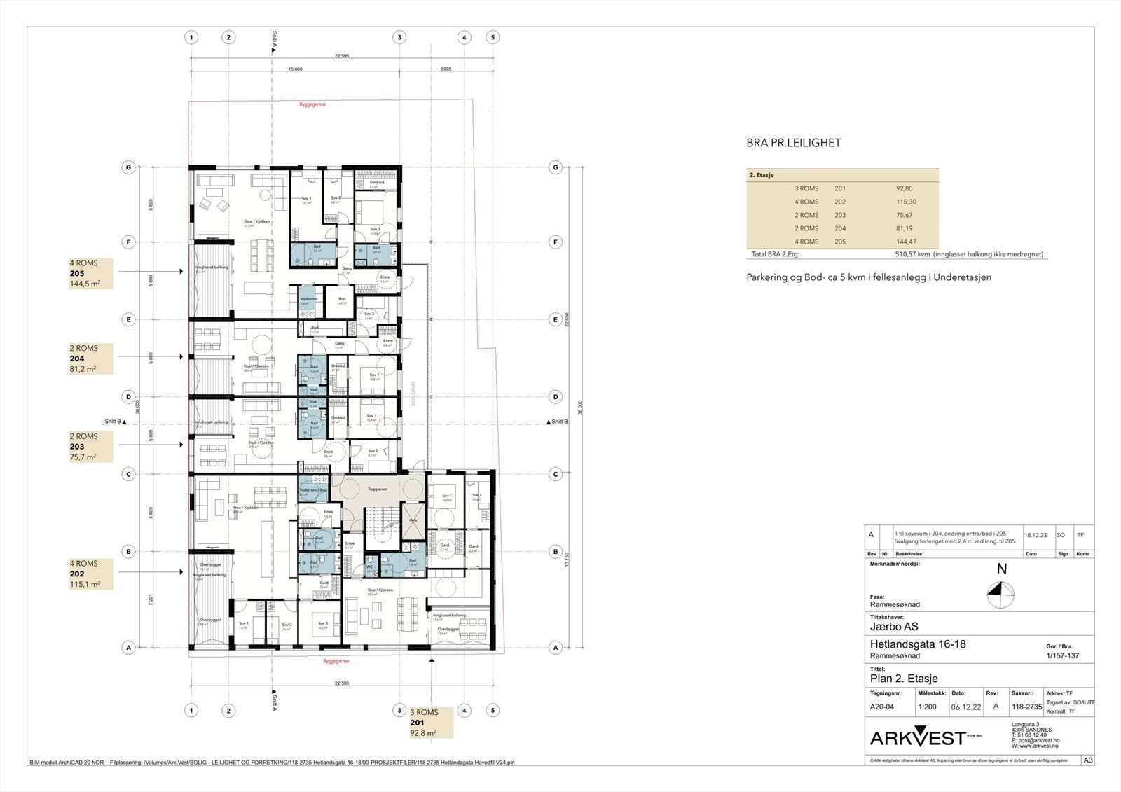 Plan 2 Etasje Galleribilde