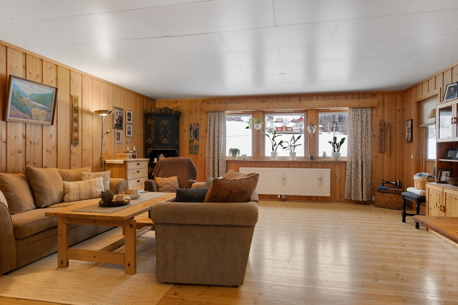 Eksempel på stue fra leilighetene Galleribilde