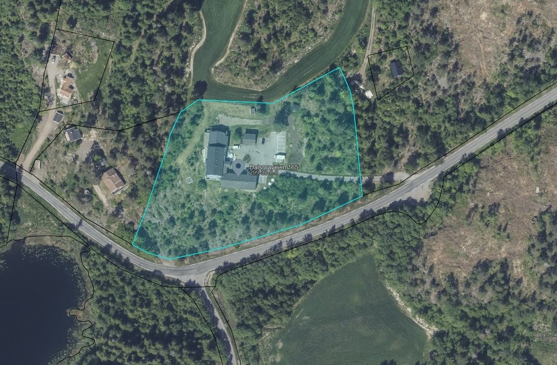 Dalsroa områdekart Galleribilde