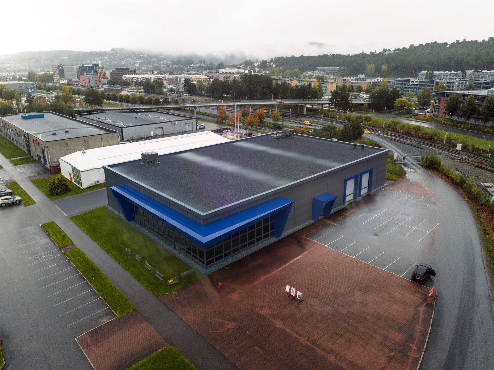 Illustrasjon av foreslått nybygg Galleribilde