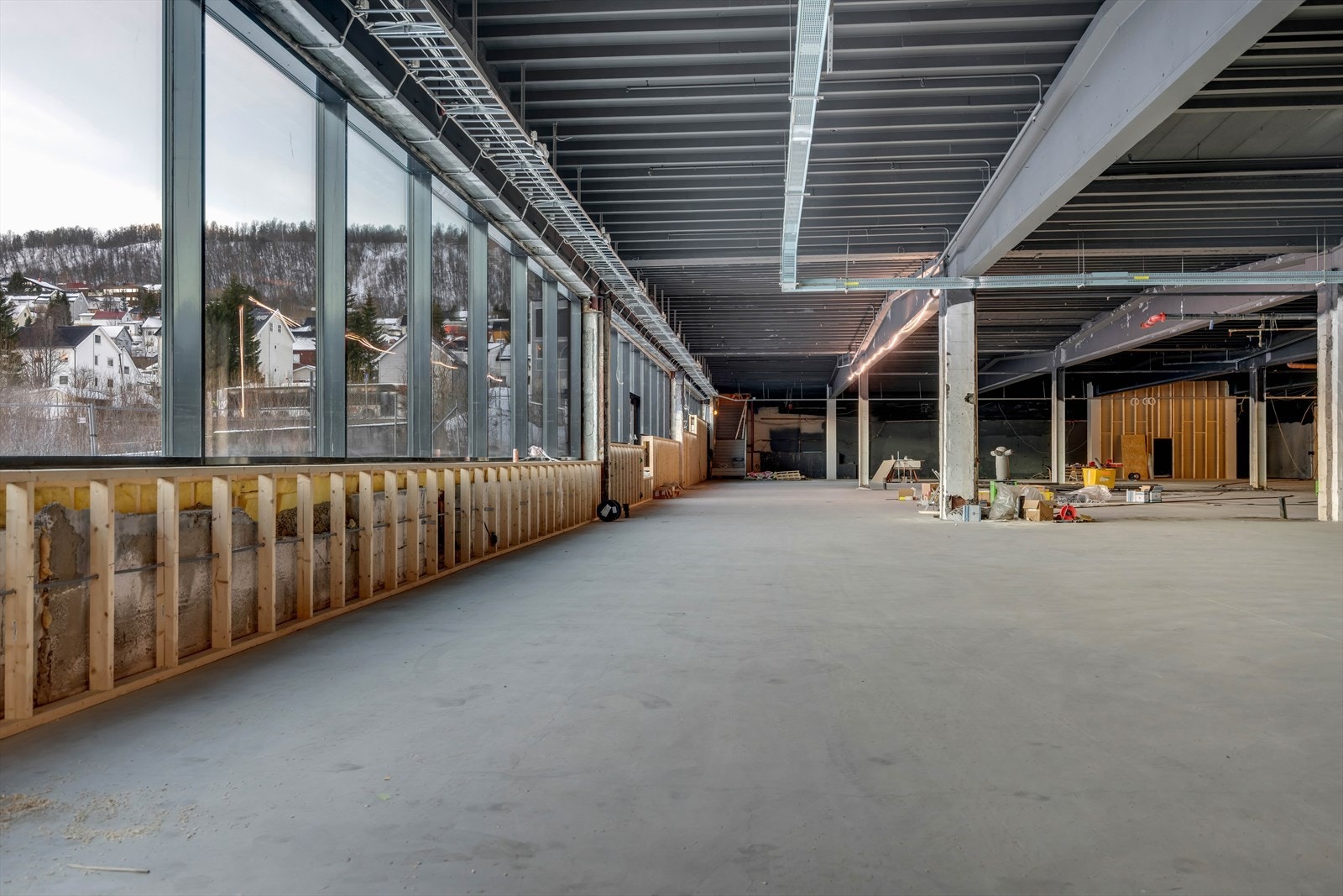 Fra lokale 3, opp mot 2 og 1. Galleribilde