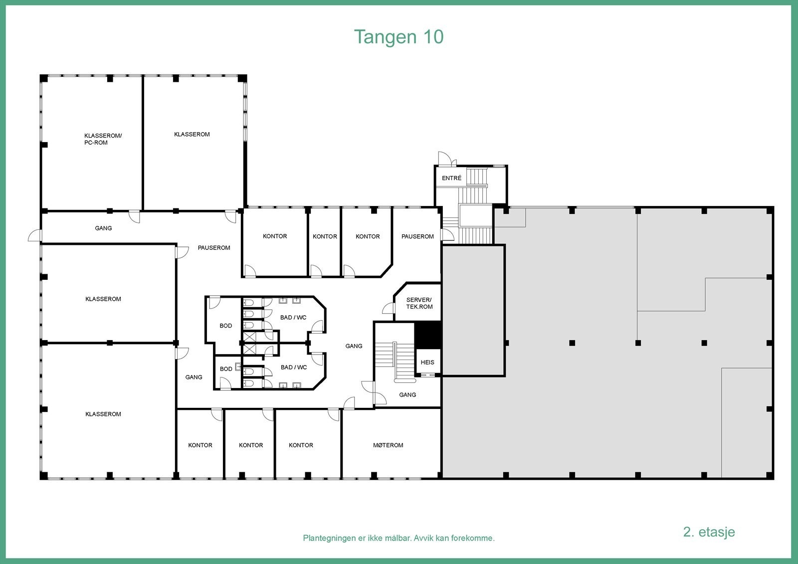 Plantegning Galleribilde