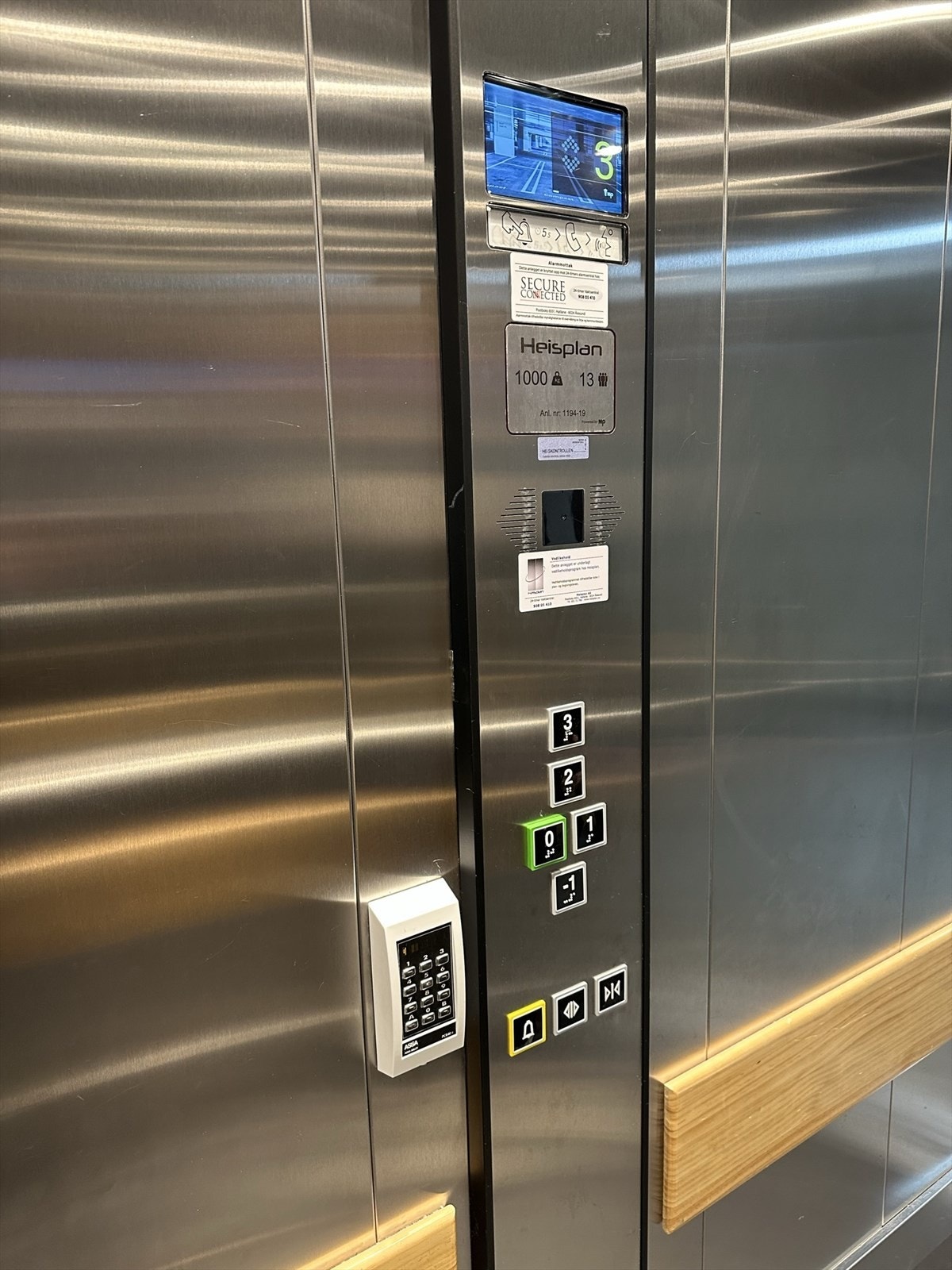 Ny heis er installert. Galleribilde