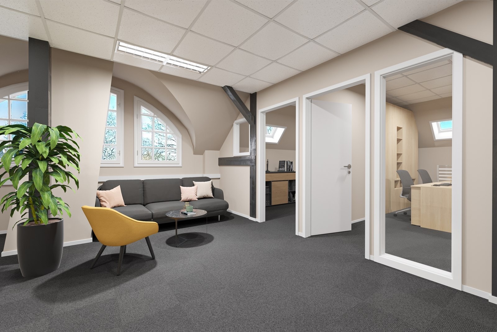 Det legges opp til høy standard på lokalene. Galleribilde