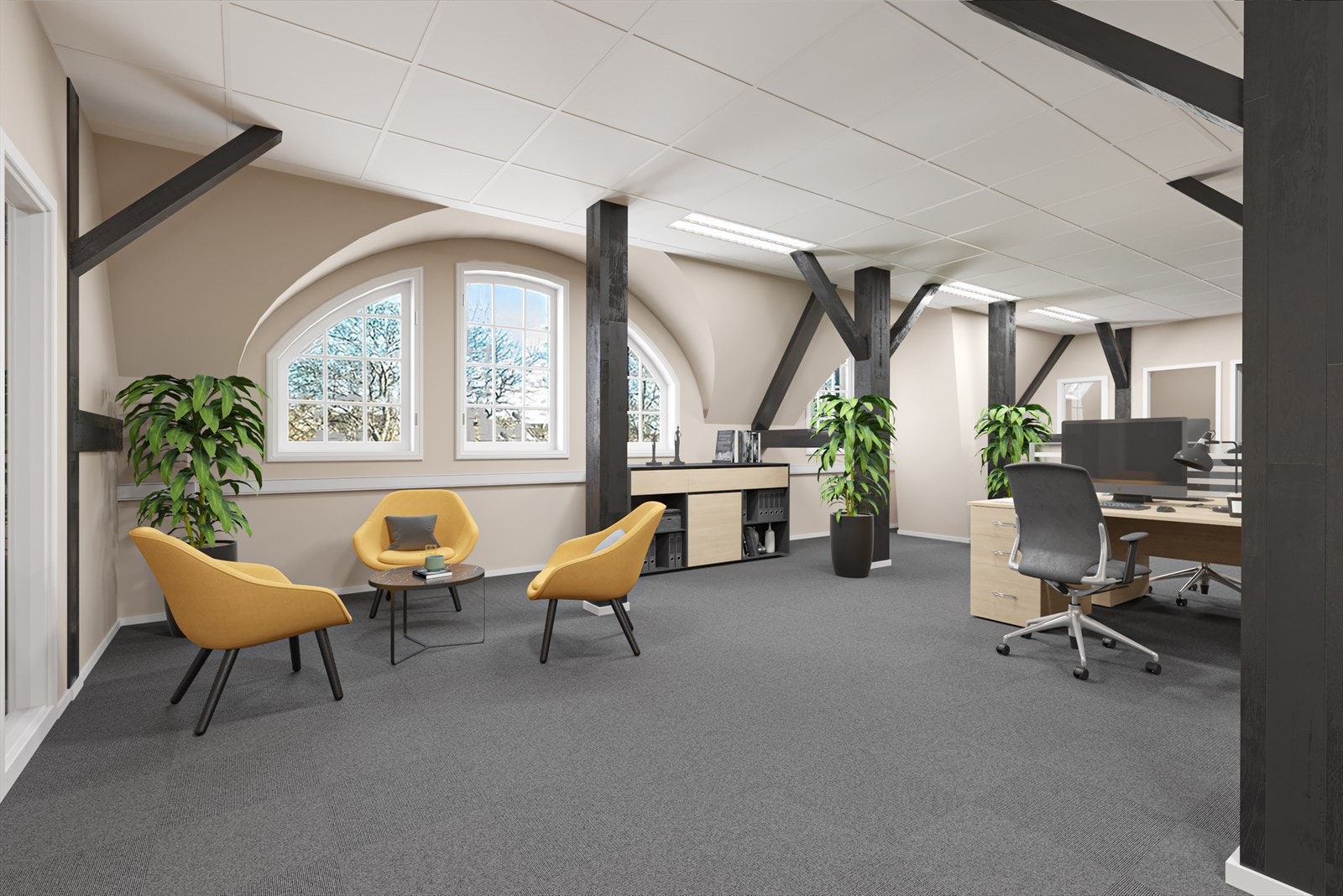 Sentrale kontorlokaler på 403 kvm BRA Galleribilde