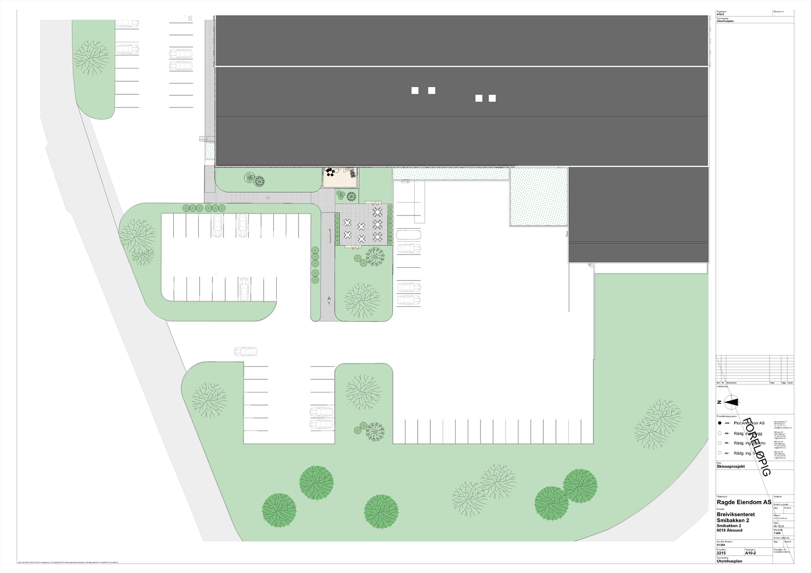 Utendørsplan Galleribilde