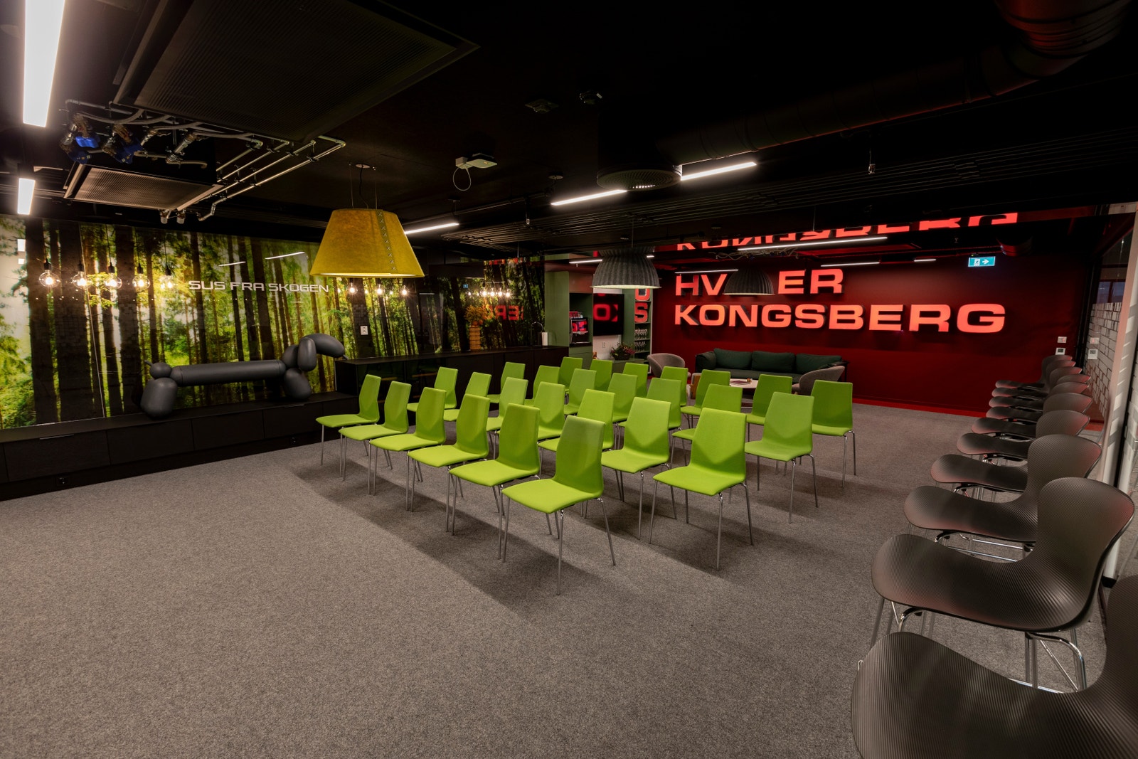 Stort møterom/konferanserom "sus fra skogen" Galleribilde