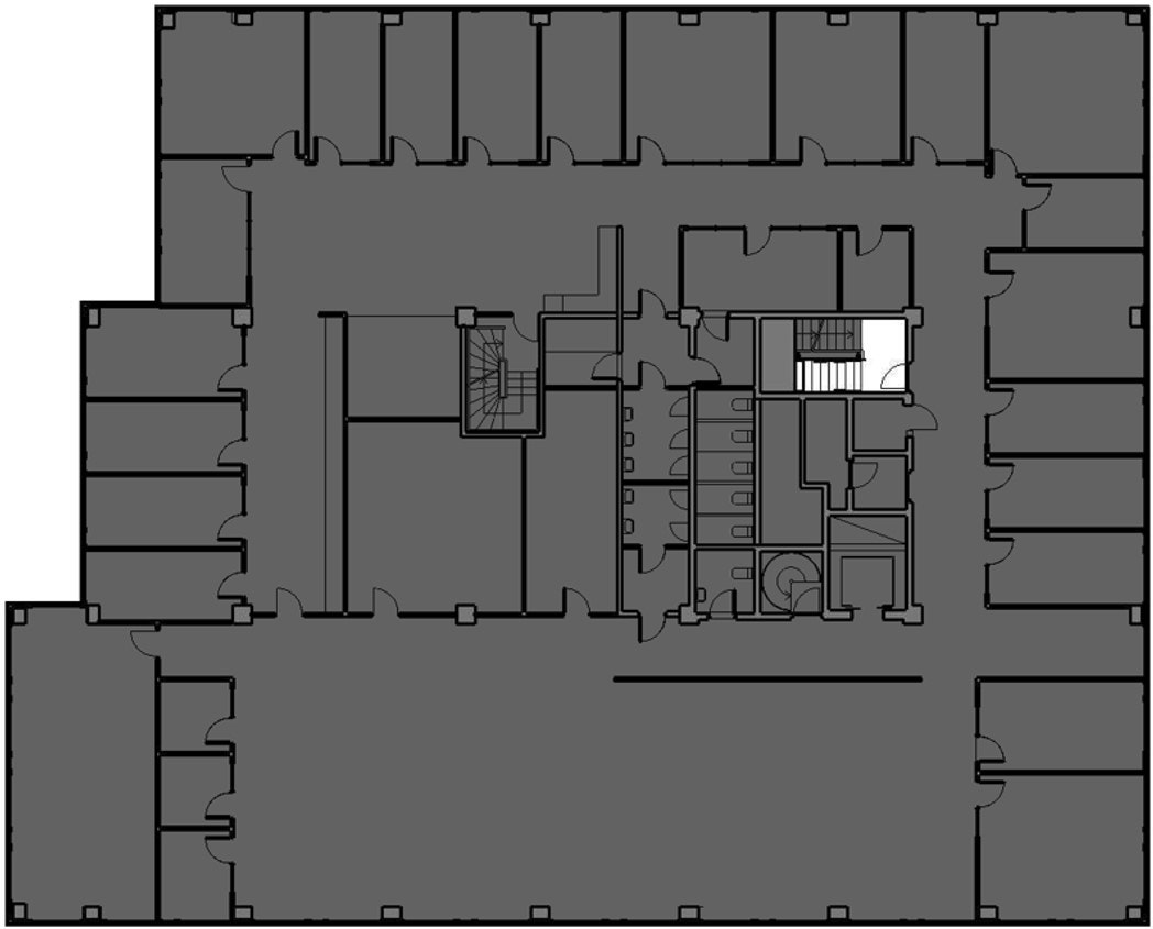6. etasje (kontor) - enkelte avvik kan forekomme. Galleribilde