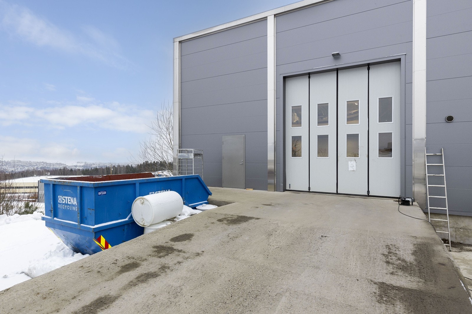 Kjørerampe til lager Galleribilde