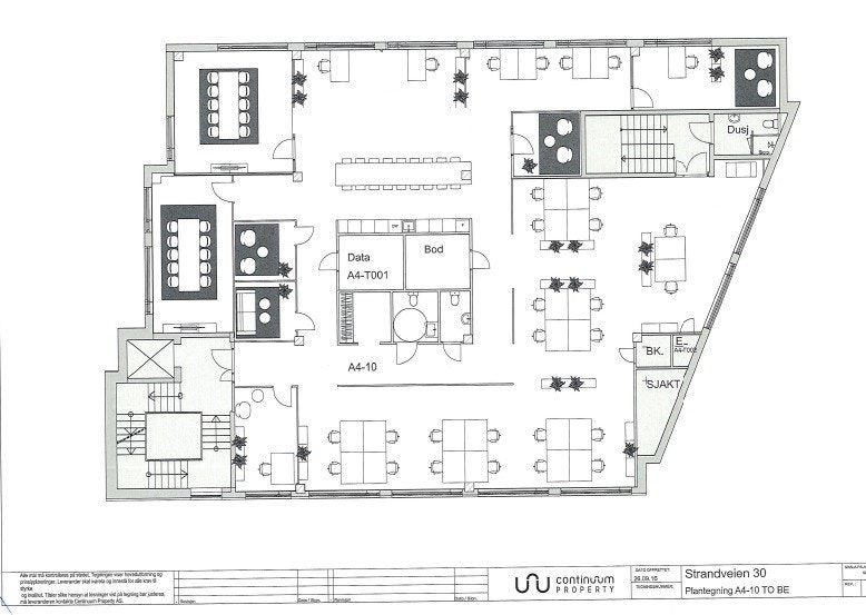 Tegning 4.etg. Galleribilde