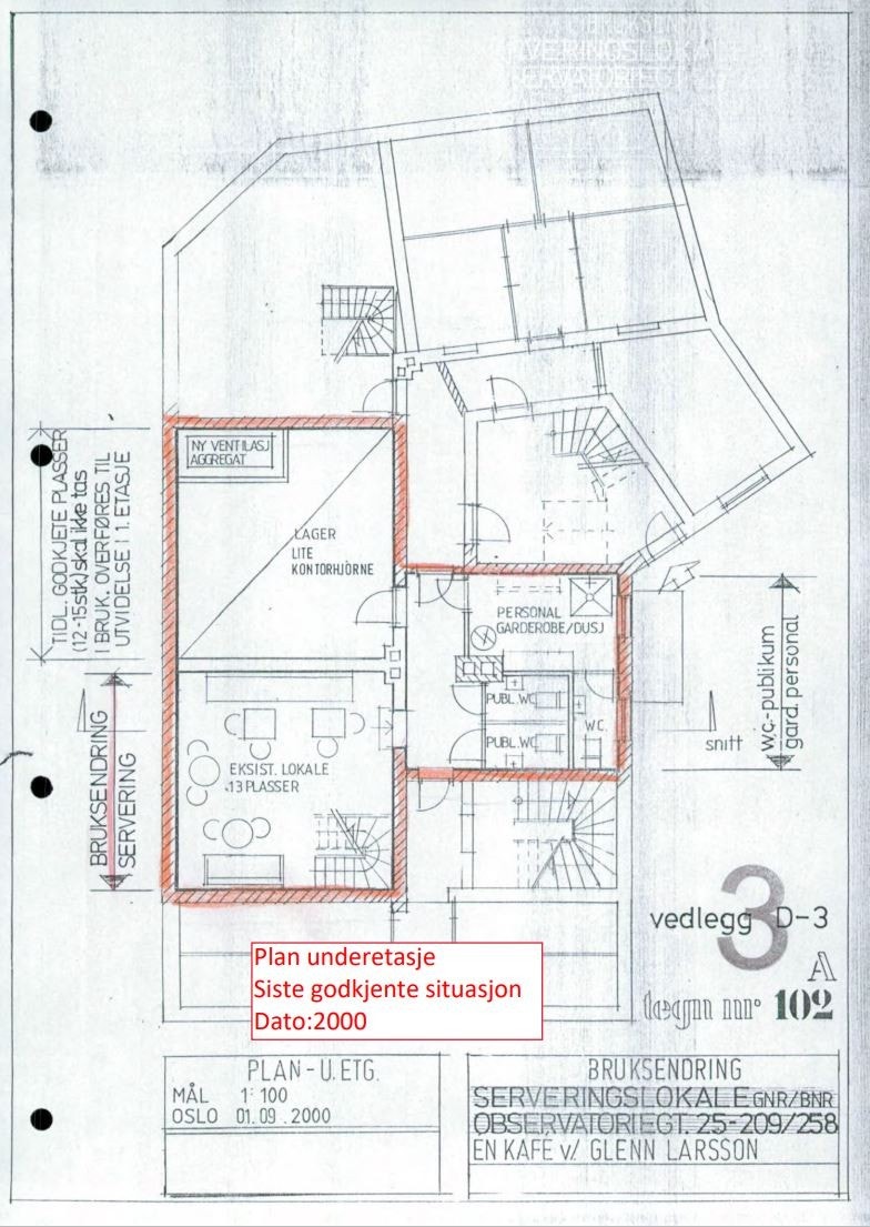 Historiske tegninger som serveringslokale (U-etg) Galleribilde