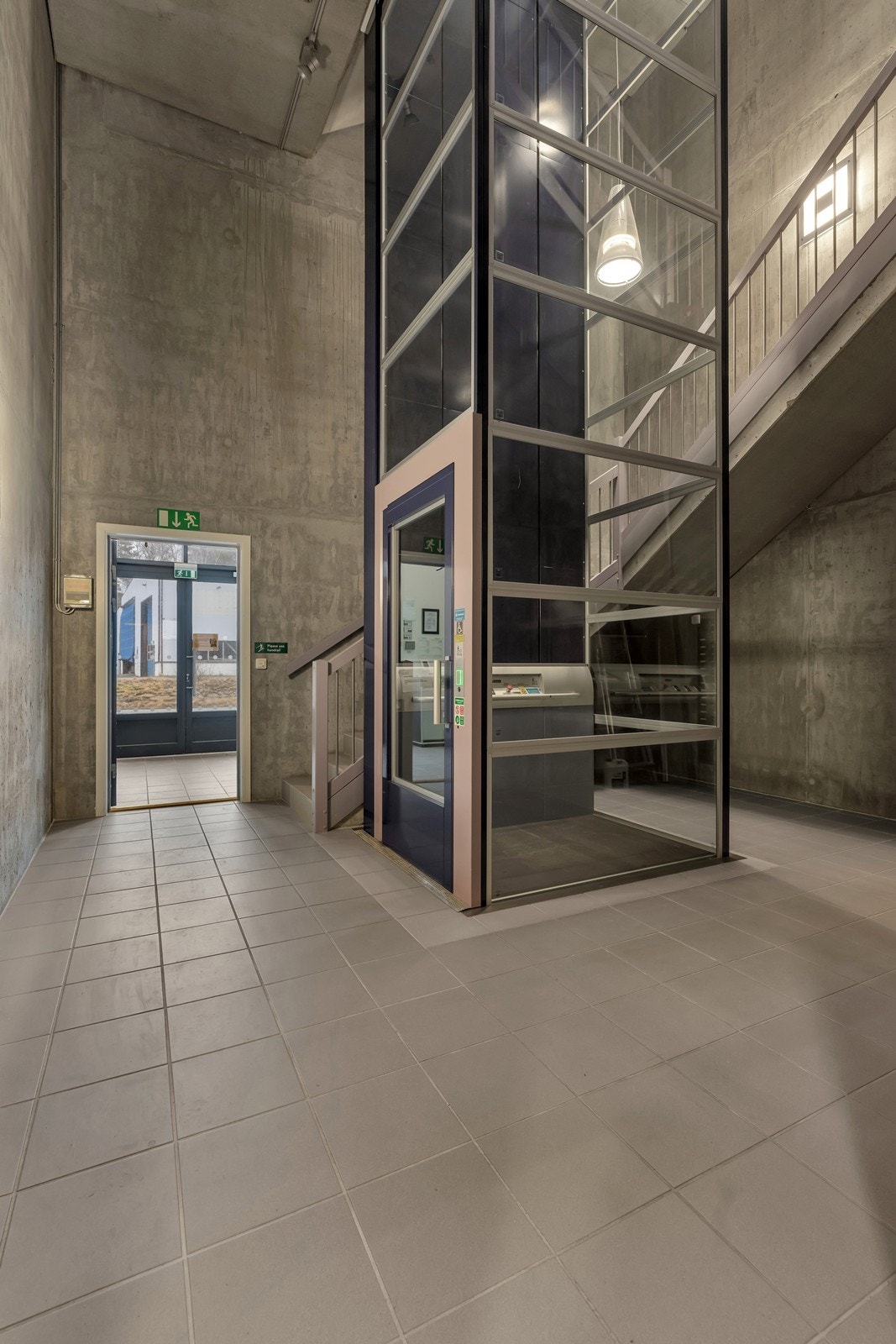 Heis i bygget Galleribilde