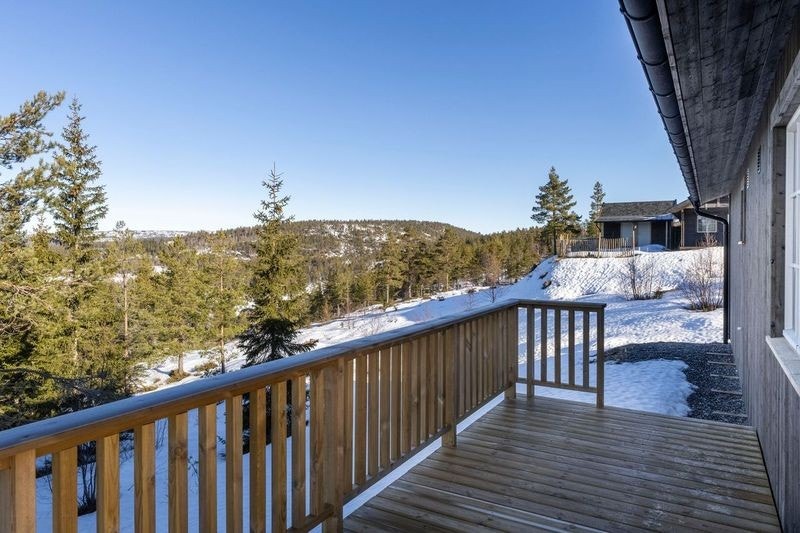 utsikt fra terasse Galleribilde