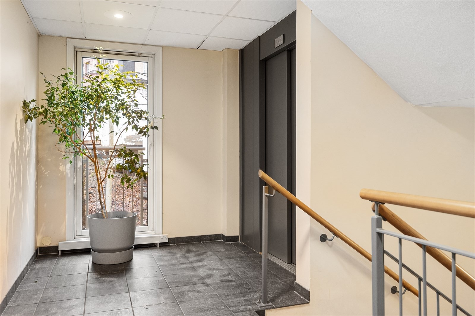 Det er heis i bygget. Galleribilde