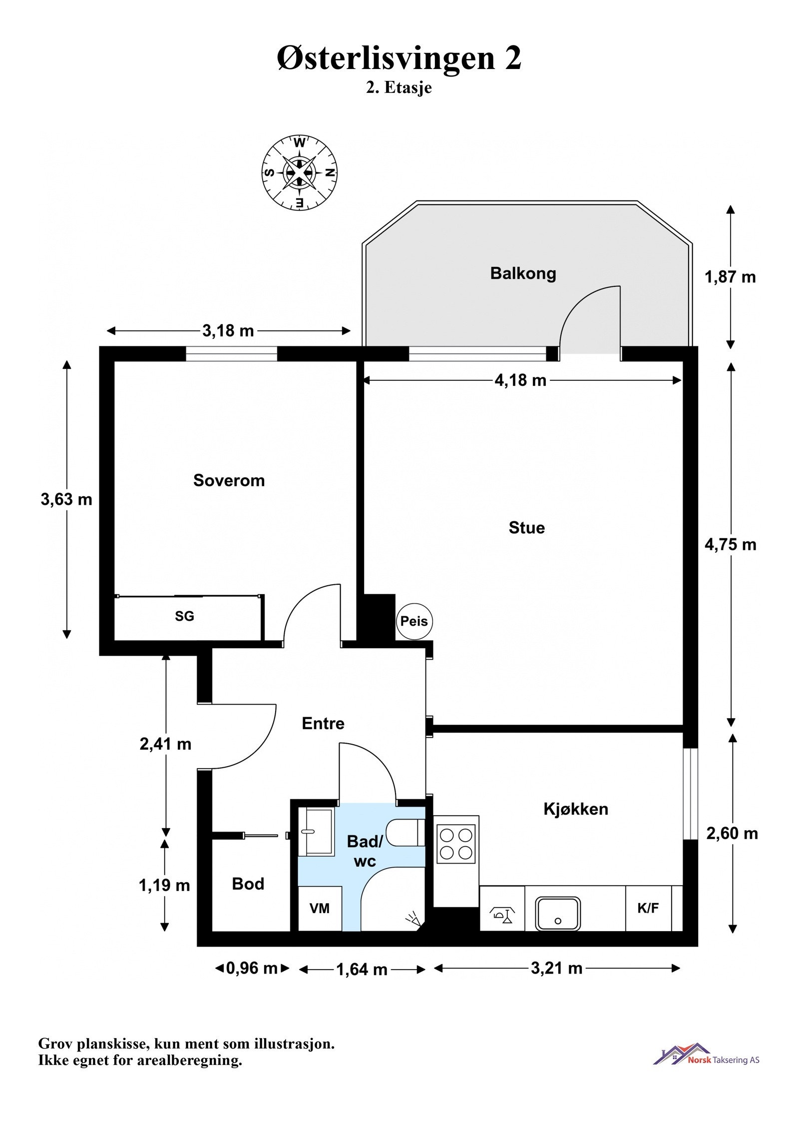 Planskisse Galleribilde