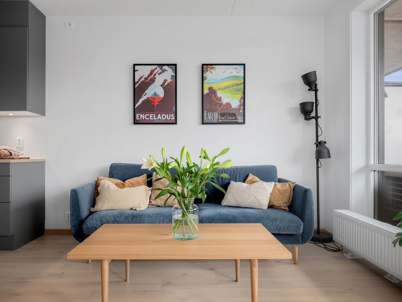 Sofahjørne. Galleribilde