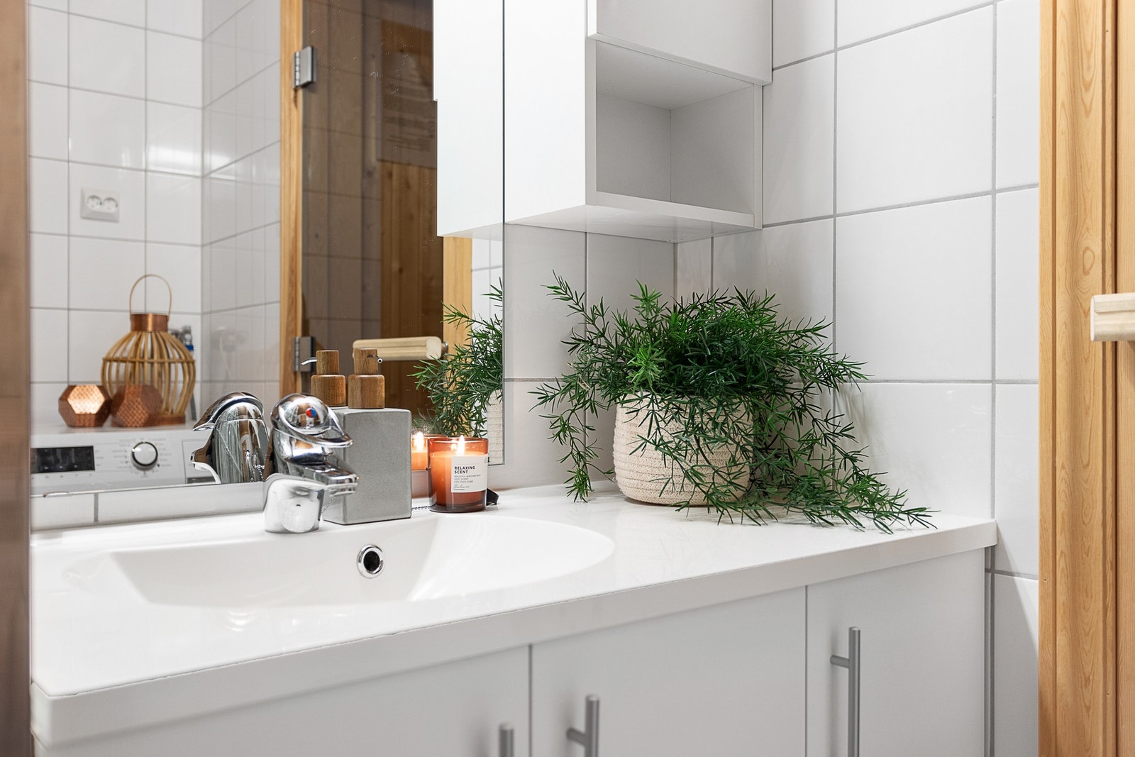 Badet har i tillegg opplegg til vaskemaskin Galleribilde