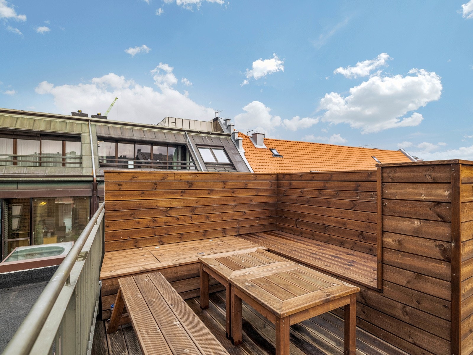 Felles takterrasse for beboerne. Galleribilde