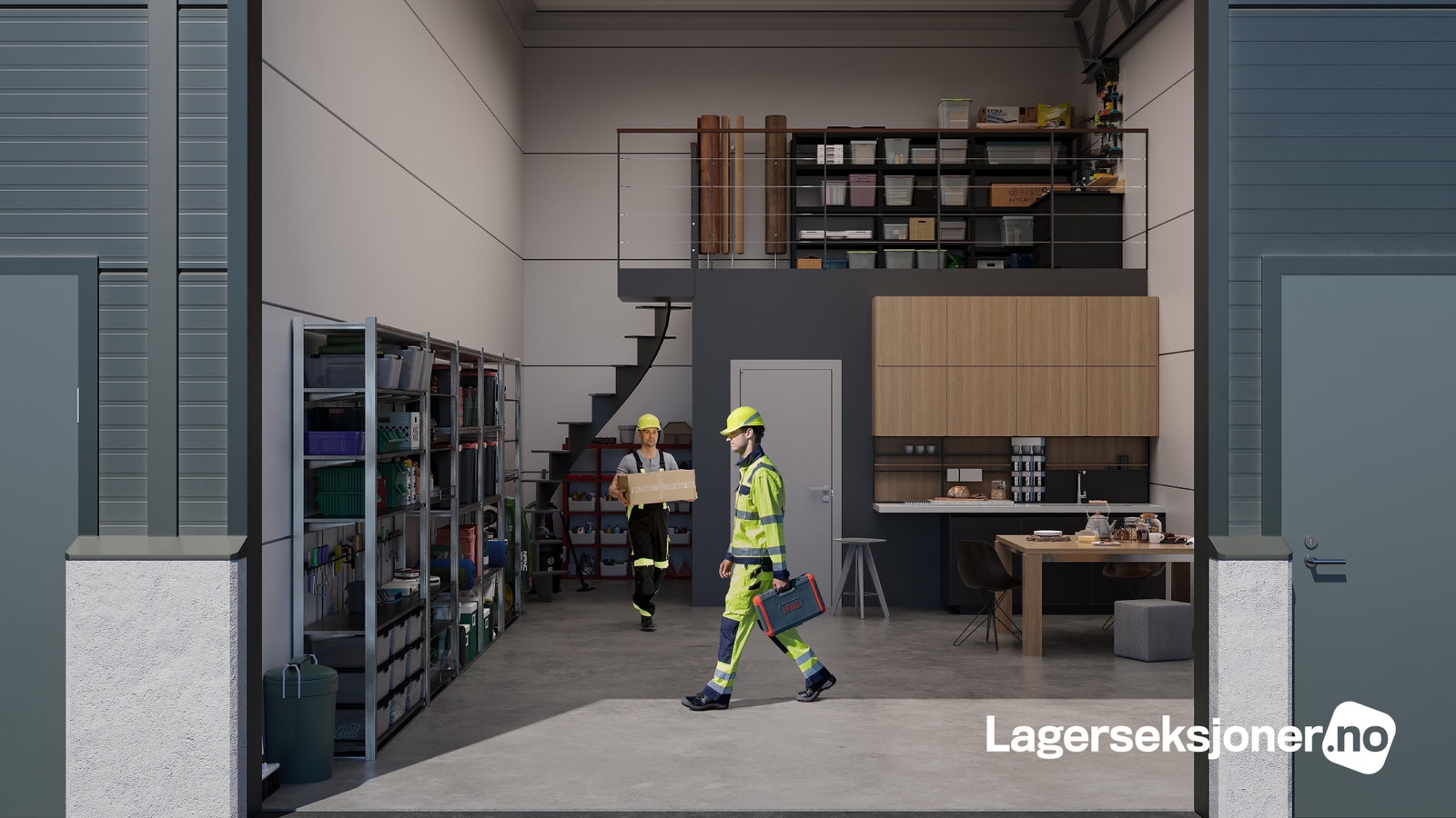 Illustrasjonsfoto: Passer også ypperlig for bedrifter som trenger lagringsplass. Galleribilde