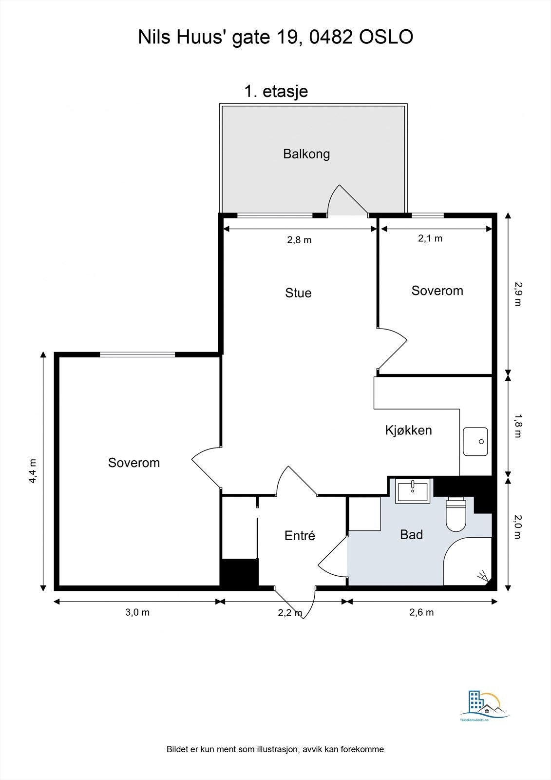 Plantegning Galleribilde