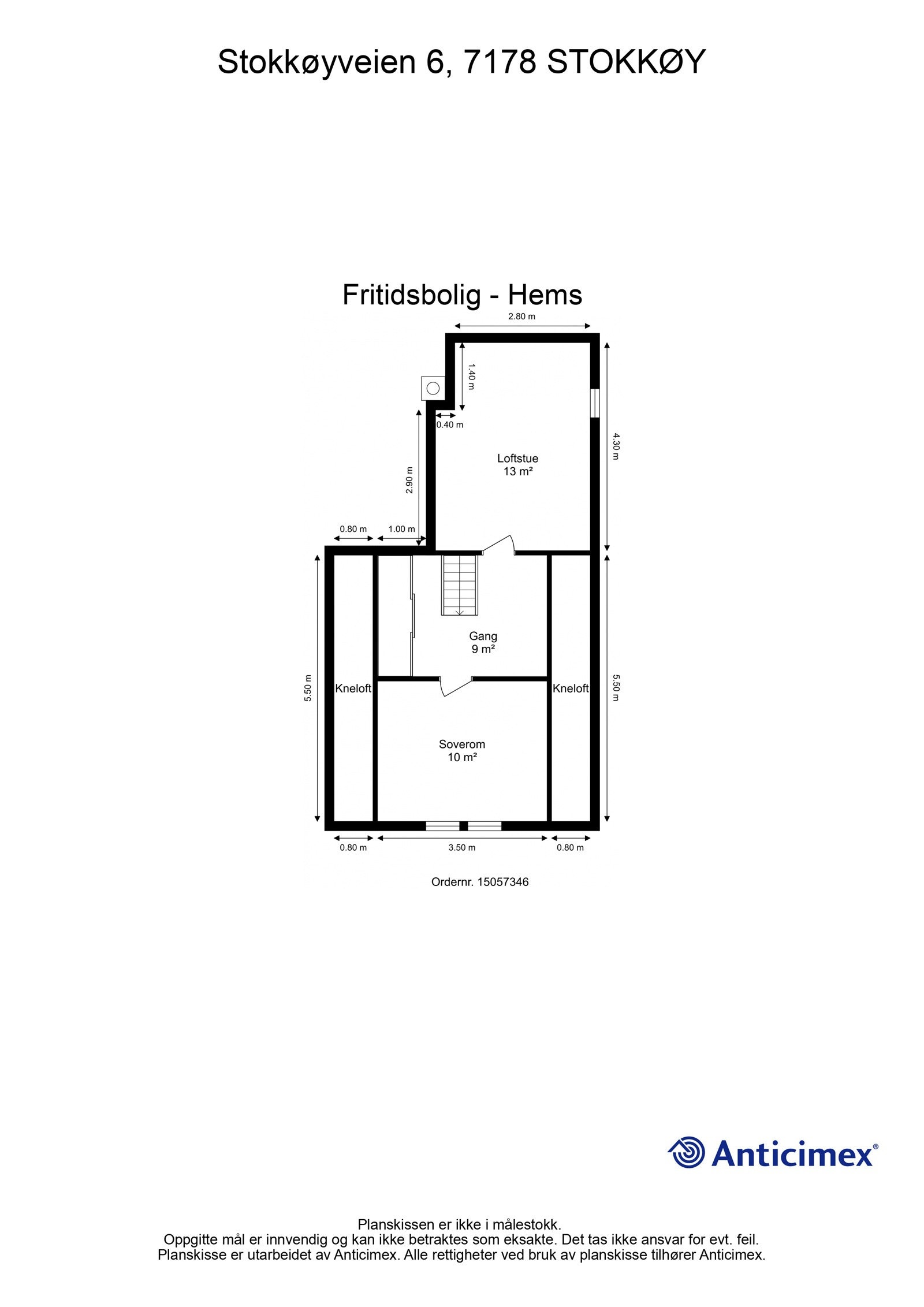 Plantegning - Hems | Stokkøyveien 6 Galleribilde