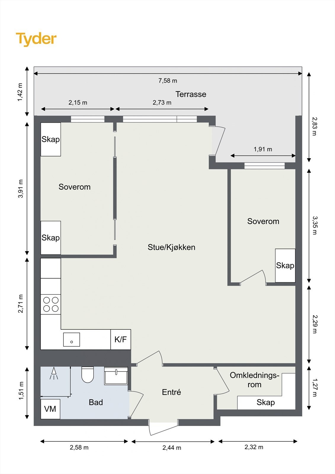 Plantegning. Galleribilde