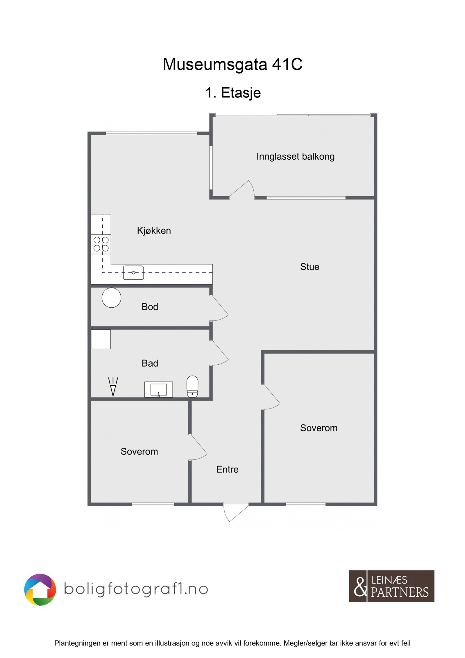 Plantegning Galleribilde