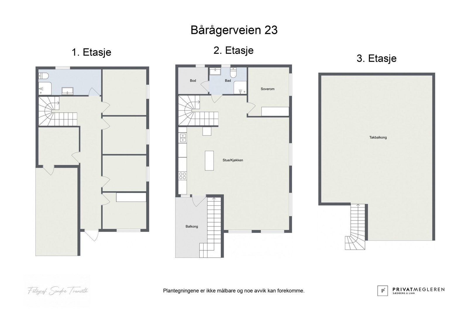 Leilighetens plantegning 2D Galleribilde