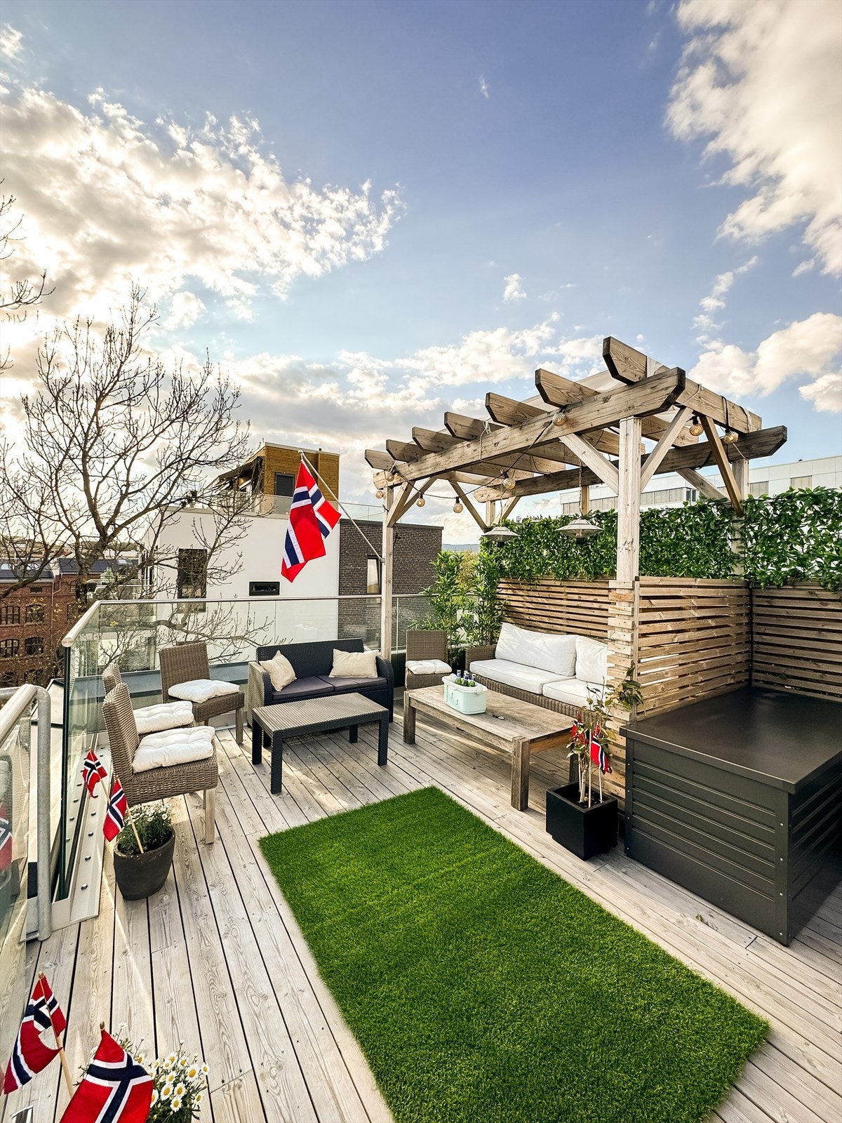 - Selgers private bilder - Takterrassen passer utmerket for 17. mai feiring! - Galleribilde