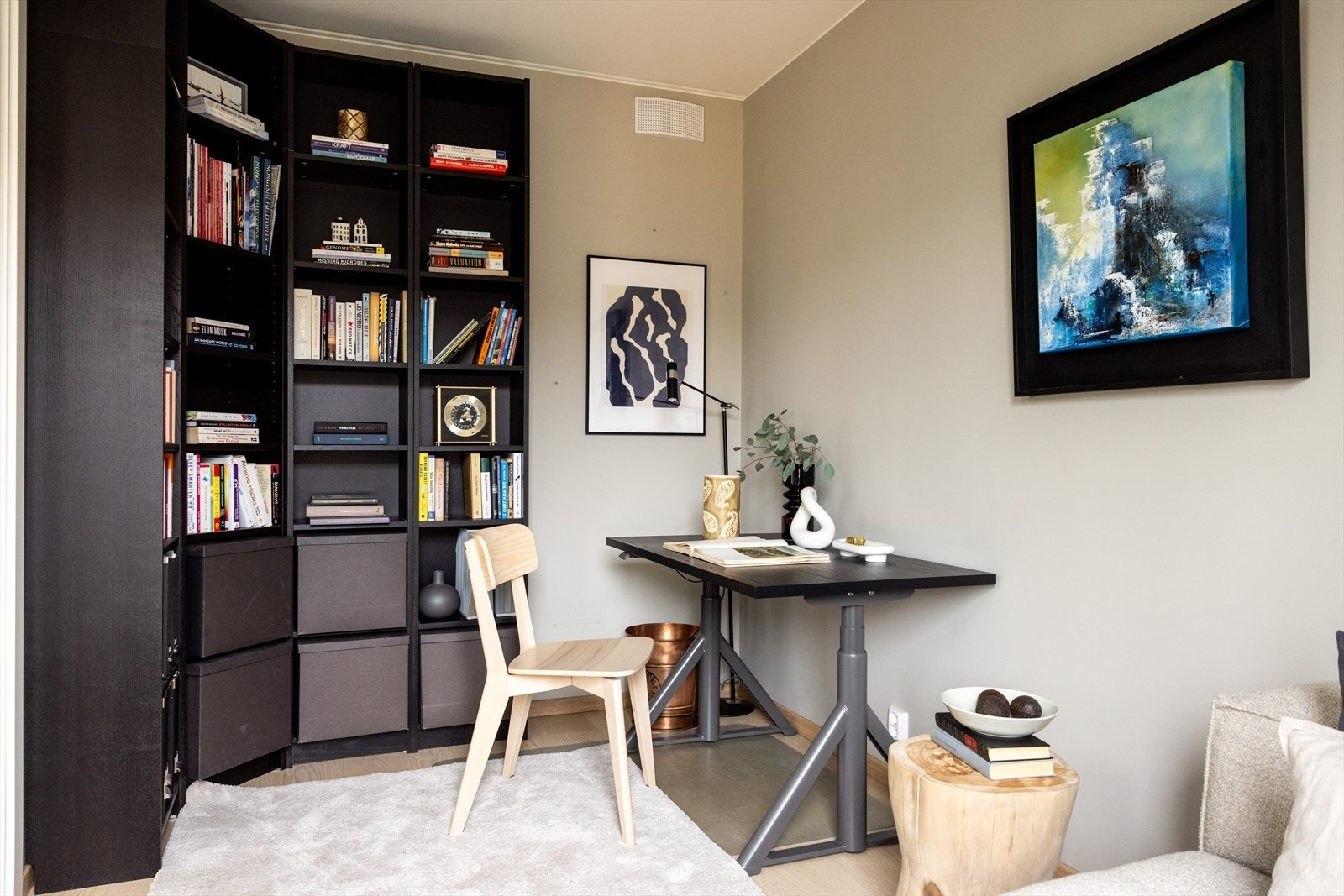 - Soverom to benyttes i dag som hjemmekontor - Galleribilde