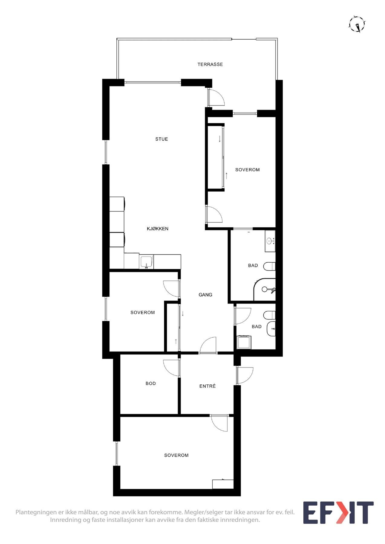 Planskisse Galleribilde