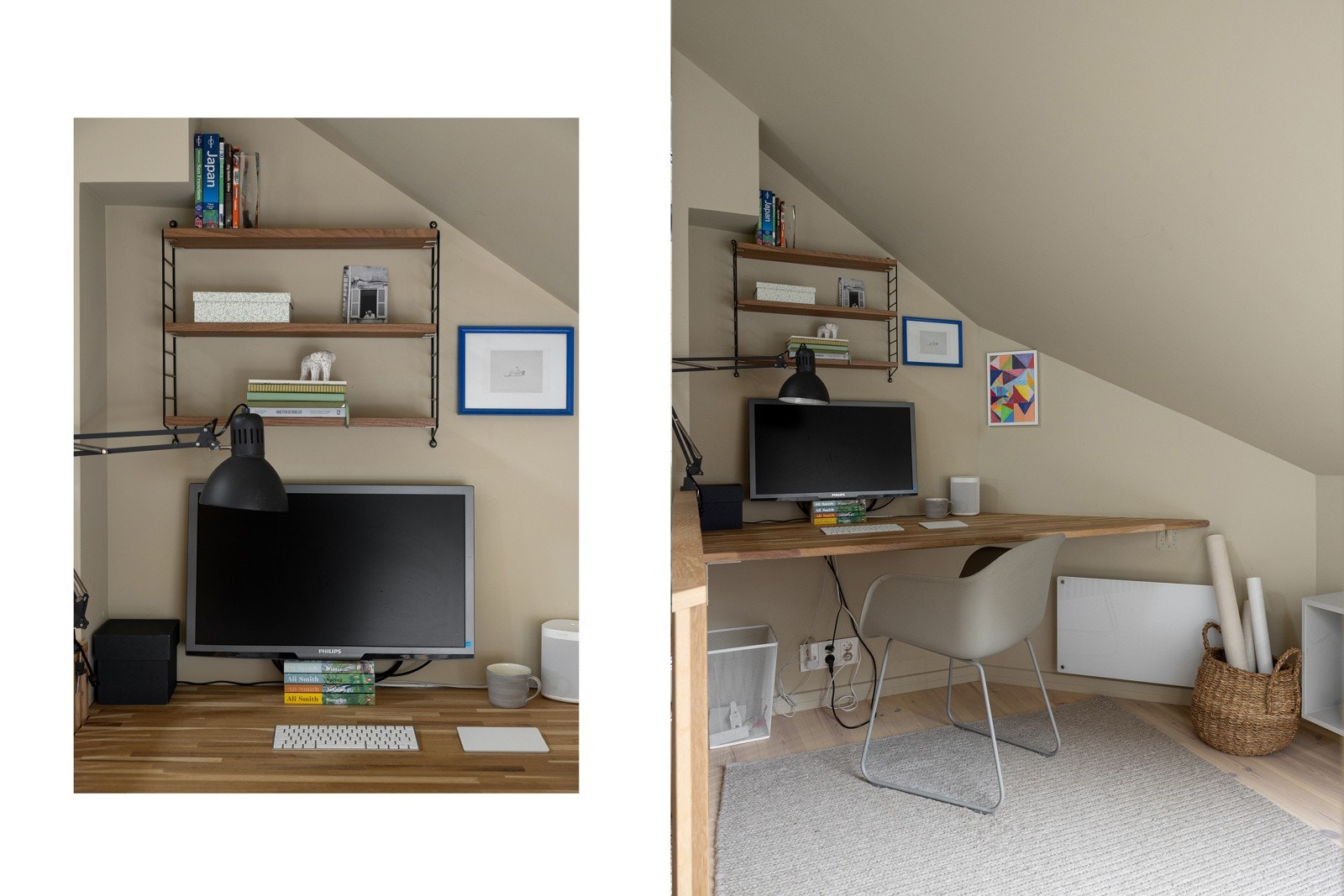 Kontor-hjørnet er ideelt for hjemmekontor. Galleribilde