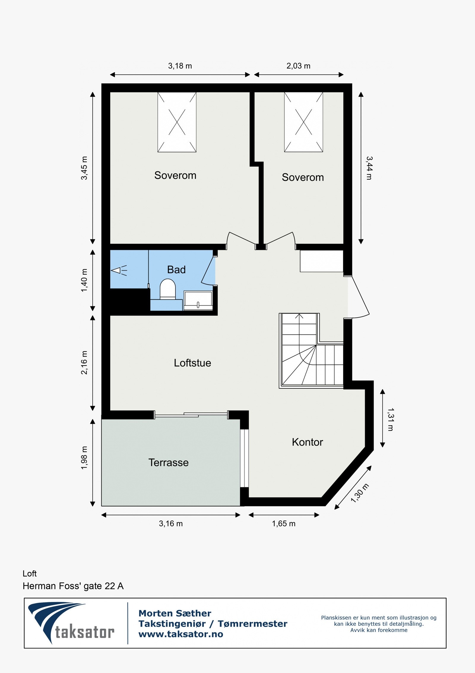 Plantegning ? 2. etasje. Galleribilde