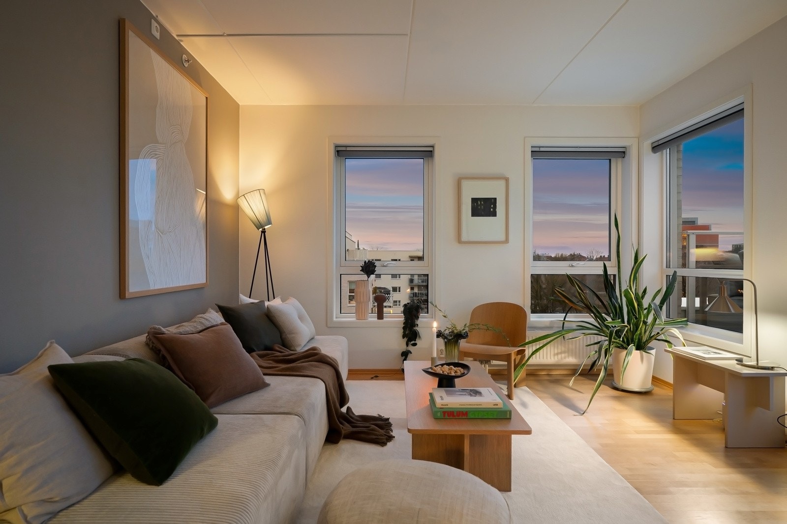 Kveldsstemning Galleribilde