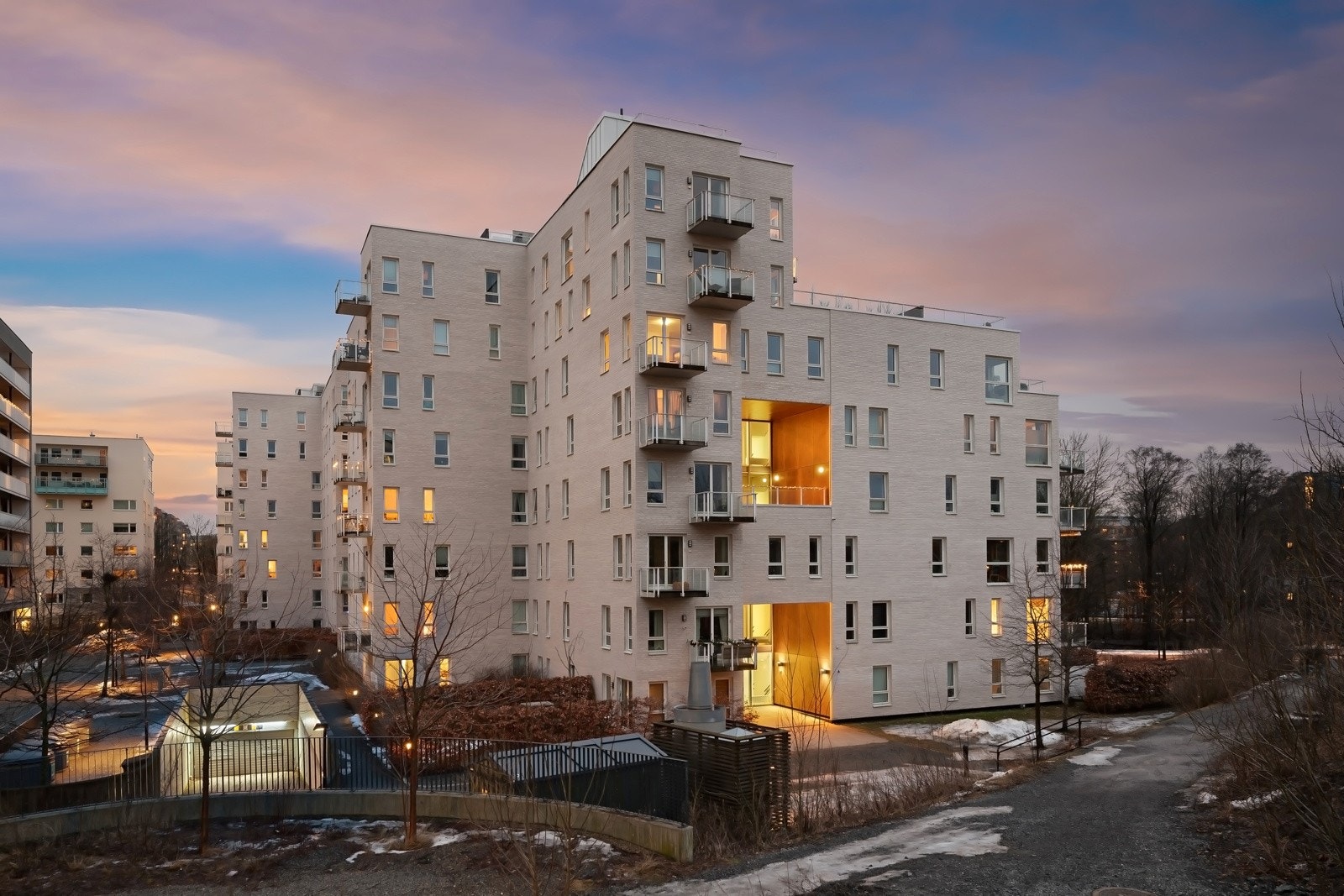 Kveldsstemning Galleribilde