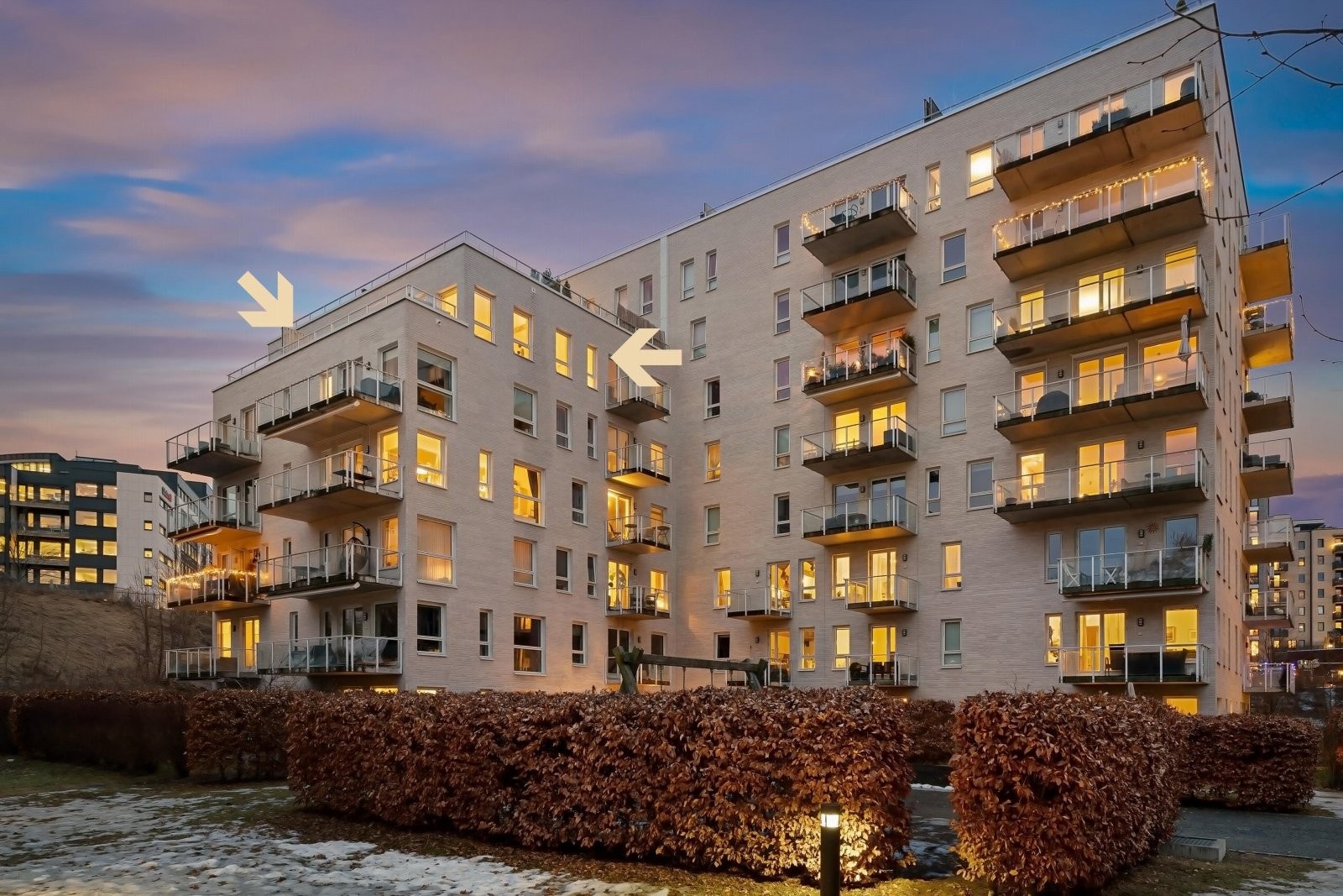 Topp/frontleilighet i første linje mot Akerselva på en av områdets flotteste tomter Galleribilde