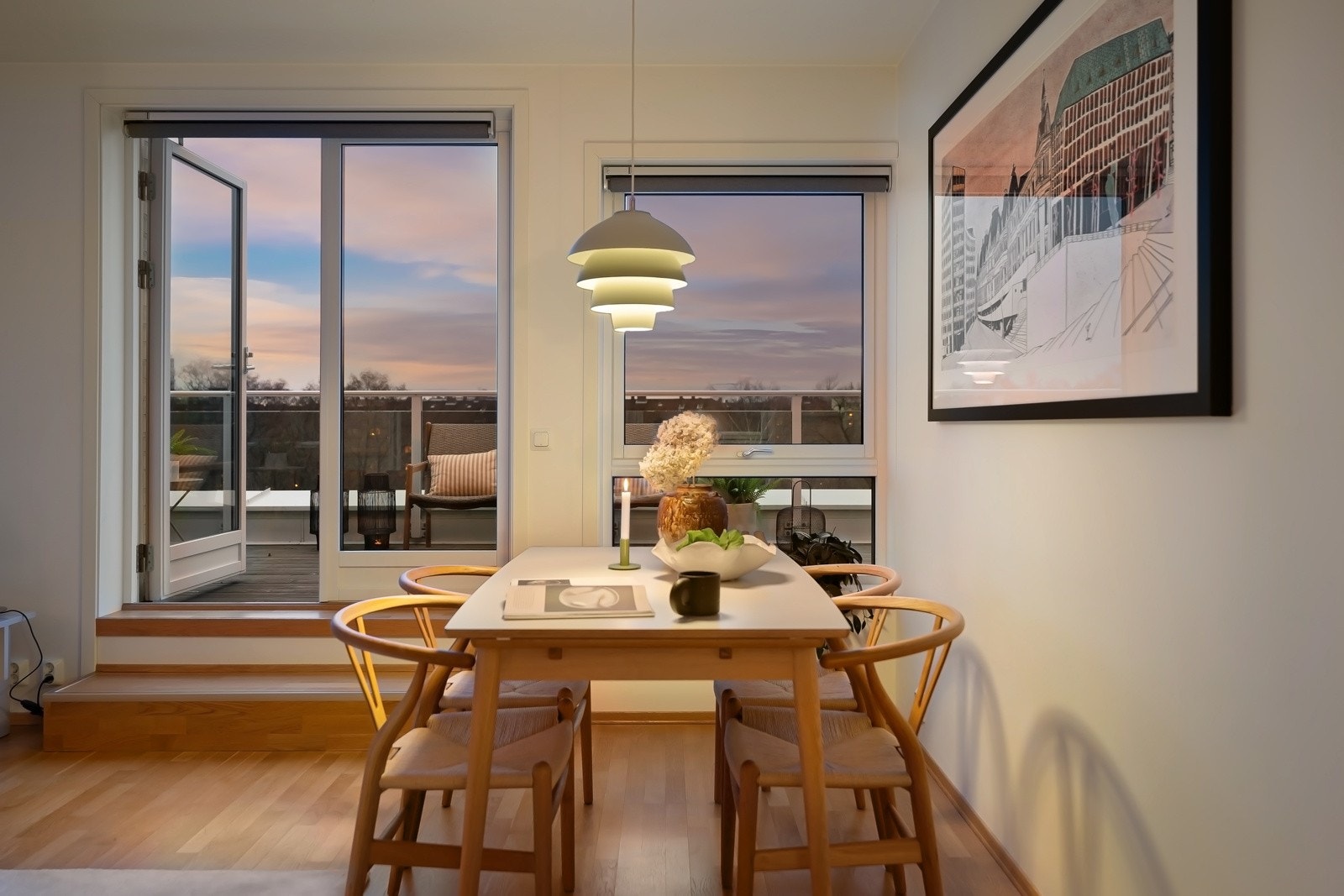 Kveldsstemning Galleribilde
