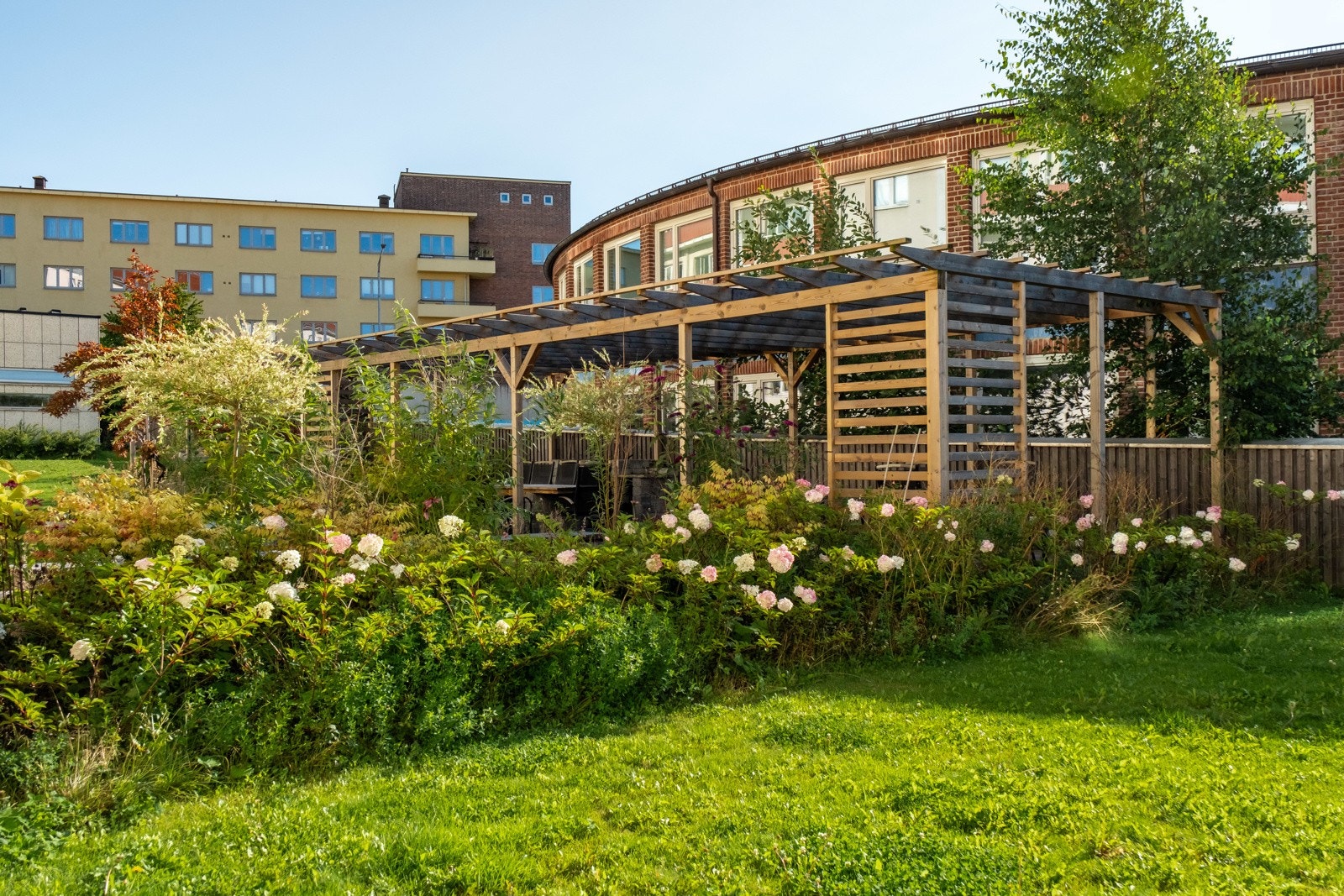 Hagen er pent opparbeidet. Galleribilde