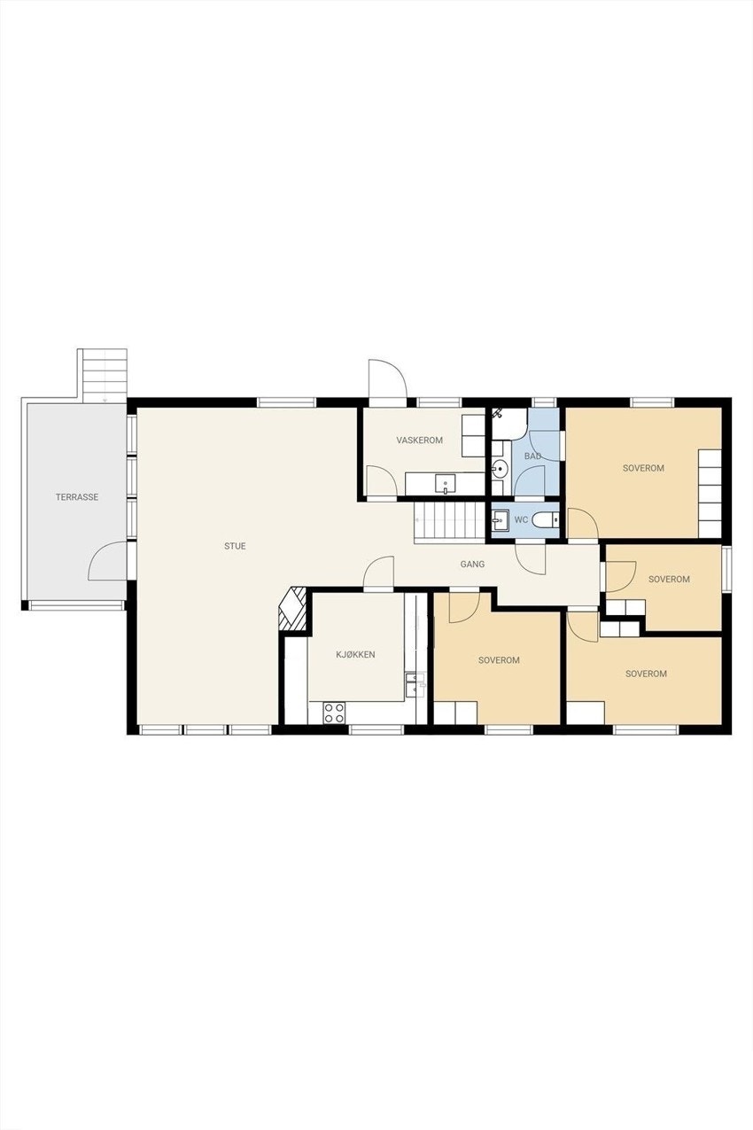 Plantegning - 1. Etasje Galleribilde