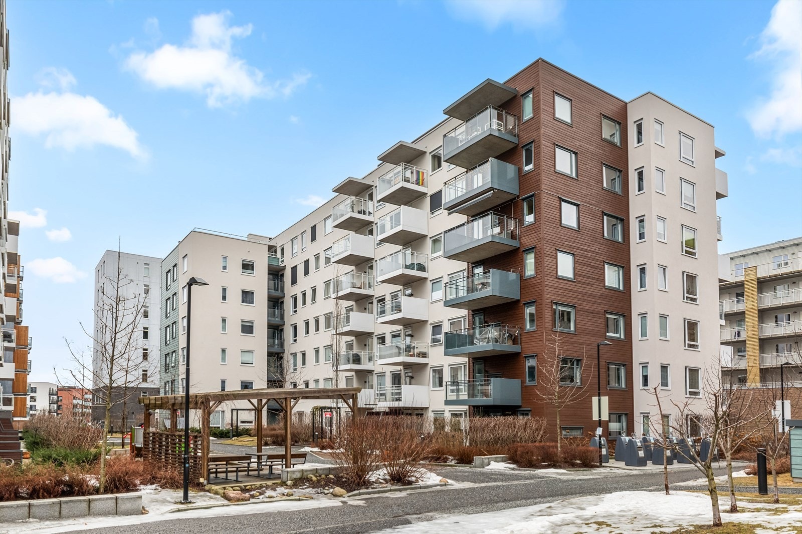 Bygget er fra 2019 og holder derfor en moderne og pen stand. Galleribilde