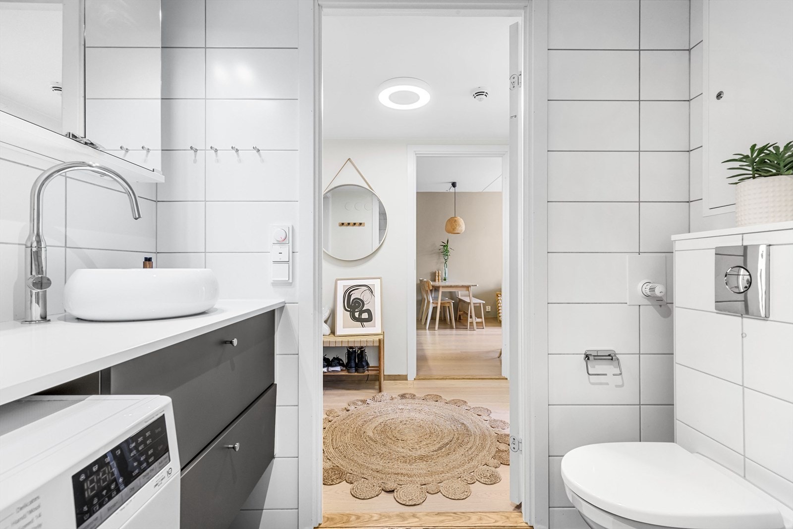 Leiligheten har en ekstremt praktisk og arealeffektiv planløsning. Galleribilde