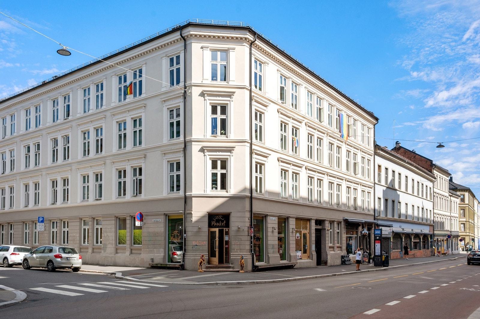 Fasade Herslebs gate 4B. Galleribilde