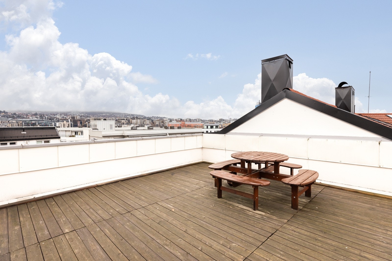 Felles takterrasse. Galleribilde