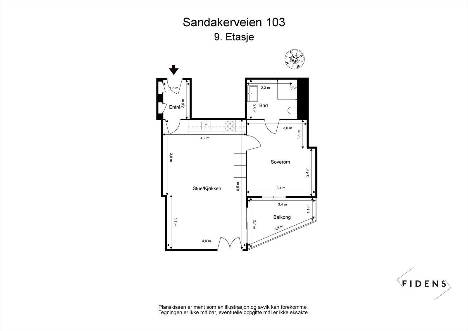 Plantegning Galleribilde