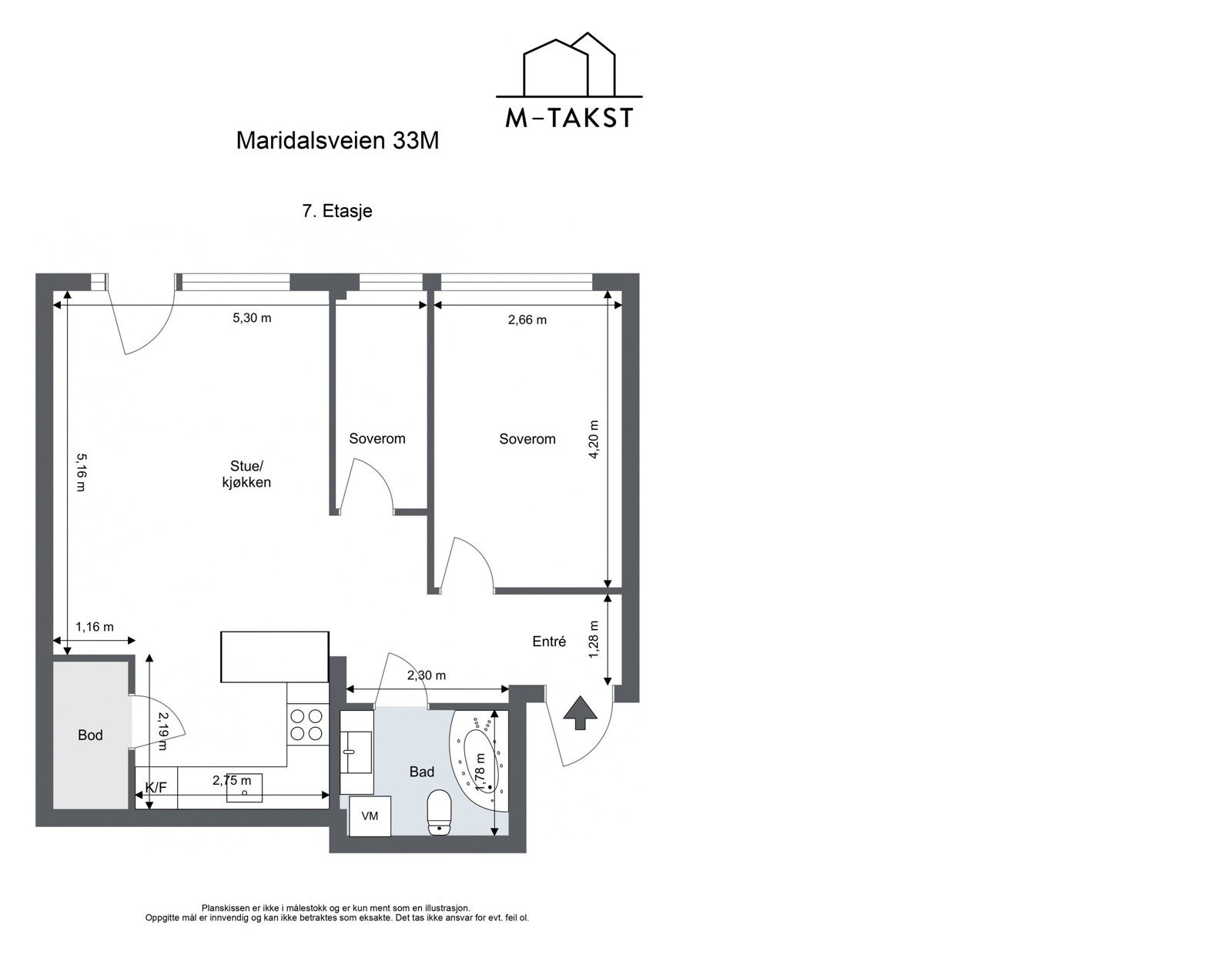 Alternativ planløsning Galleribilde